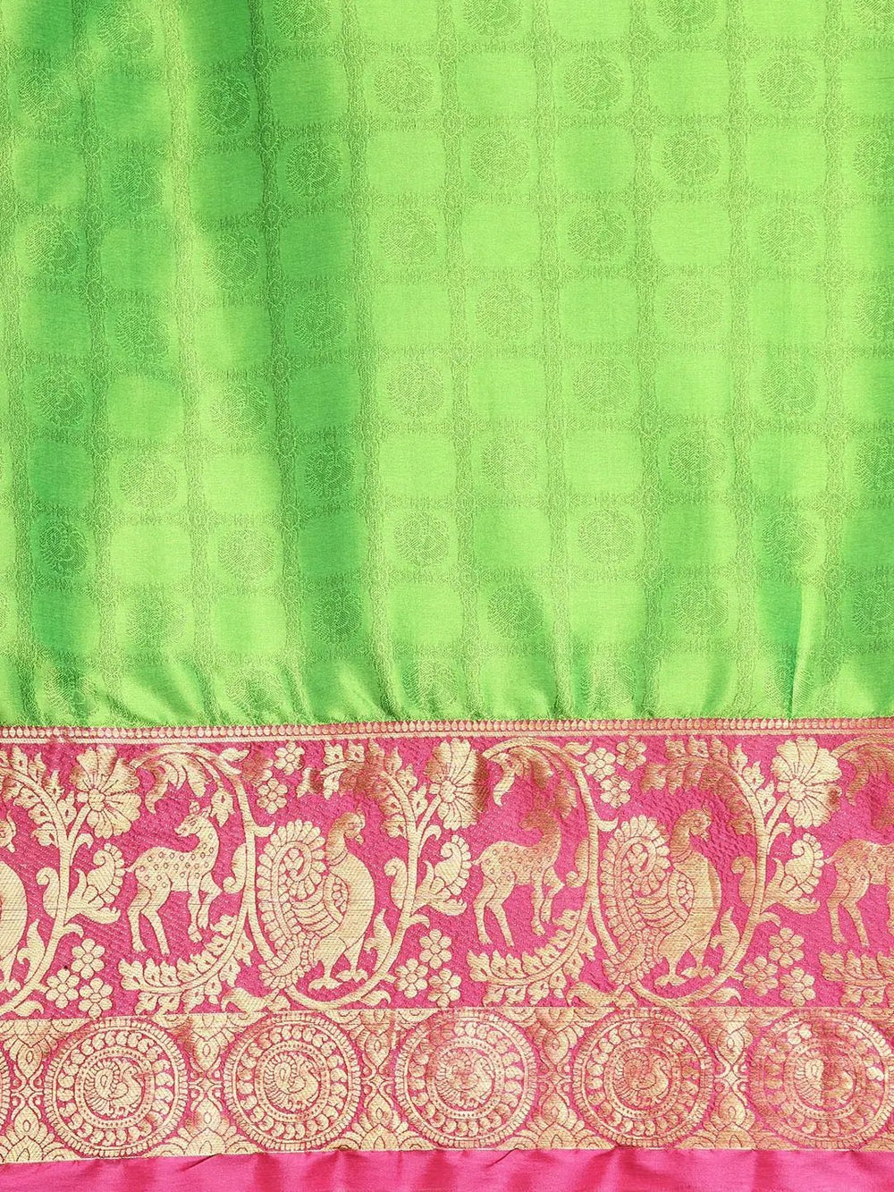 Uppada Cotton Silk Saree With Self Butti