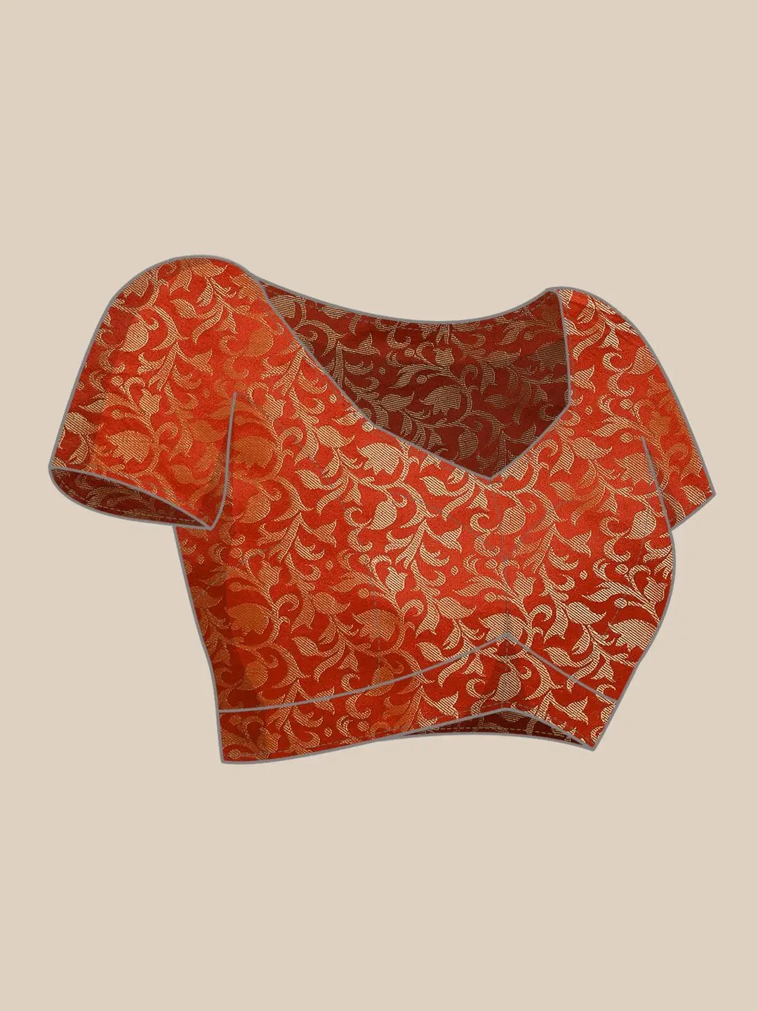 Uppada Cotton Silk Saree With Self Butti
