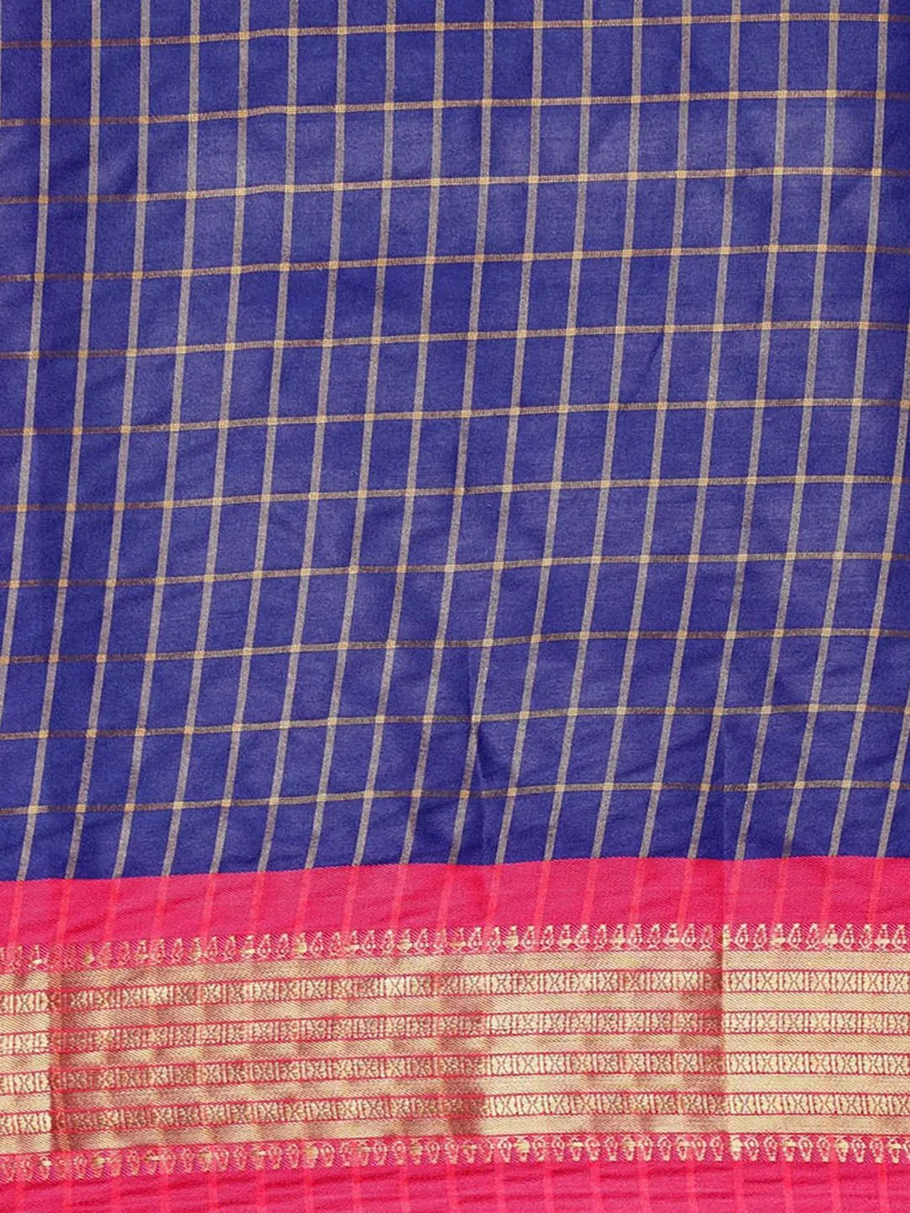 Uppada Cotton Silk Saree With Self Butti