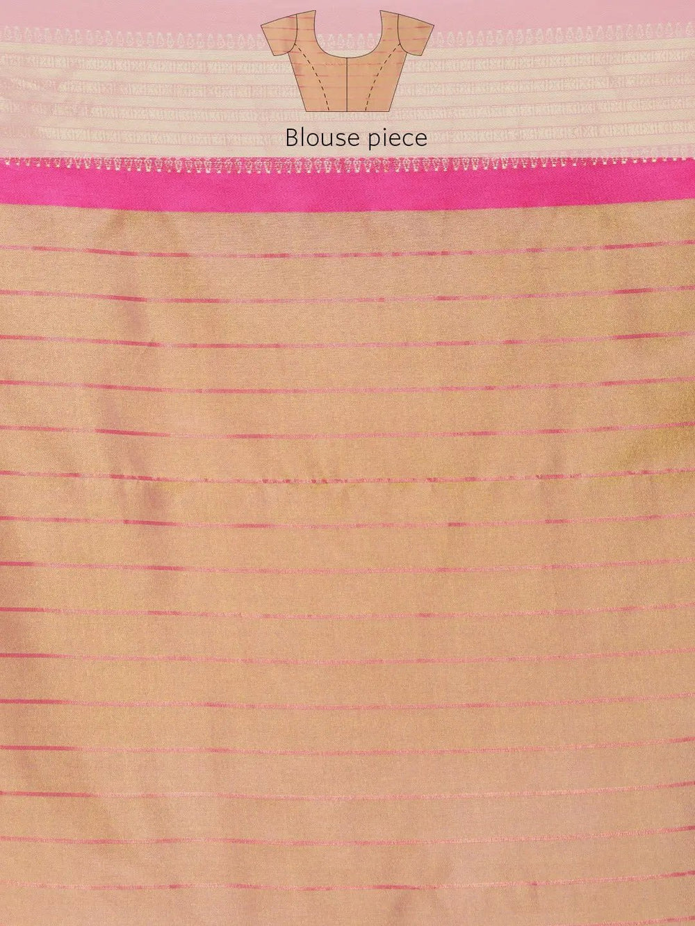 Uppada Cotton Silk Saree With Self Butti