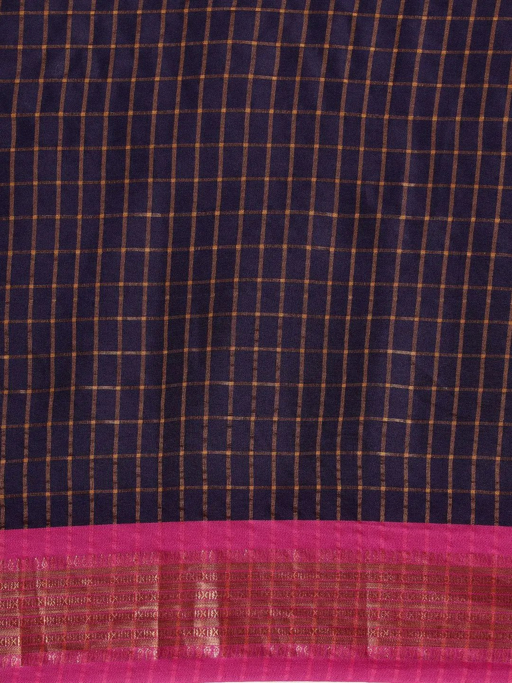 Uppada Cotton Silk Saree With Self Butti