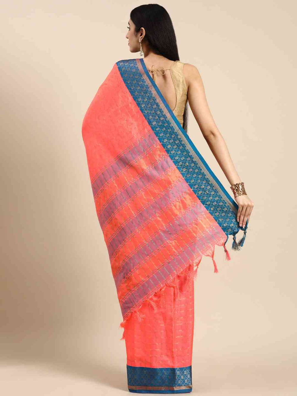  Small Chex Uppada Cotton Silk Saree