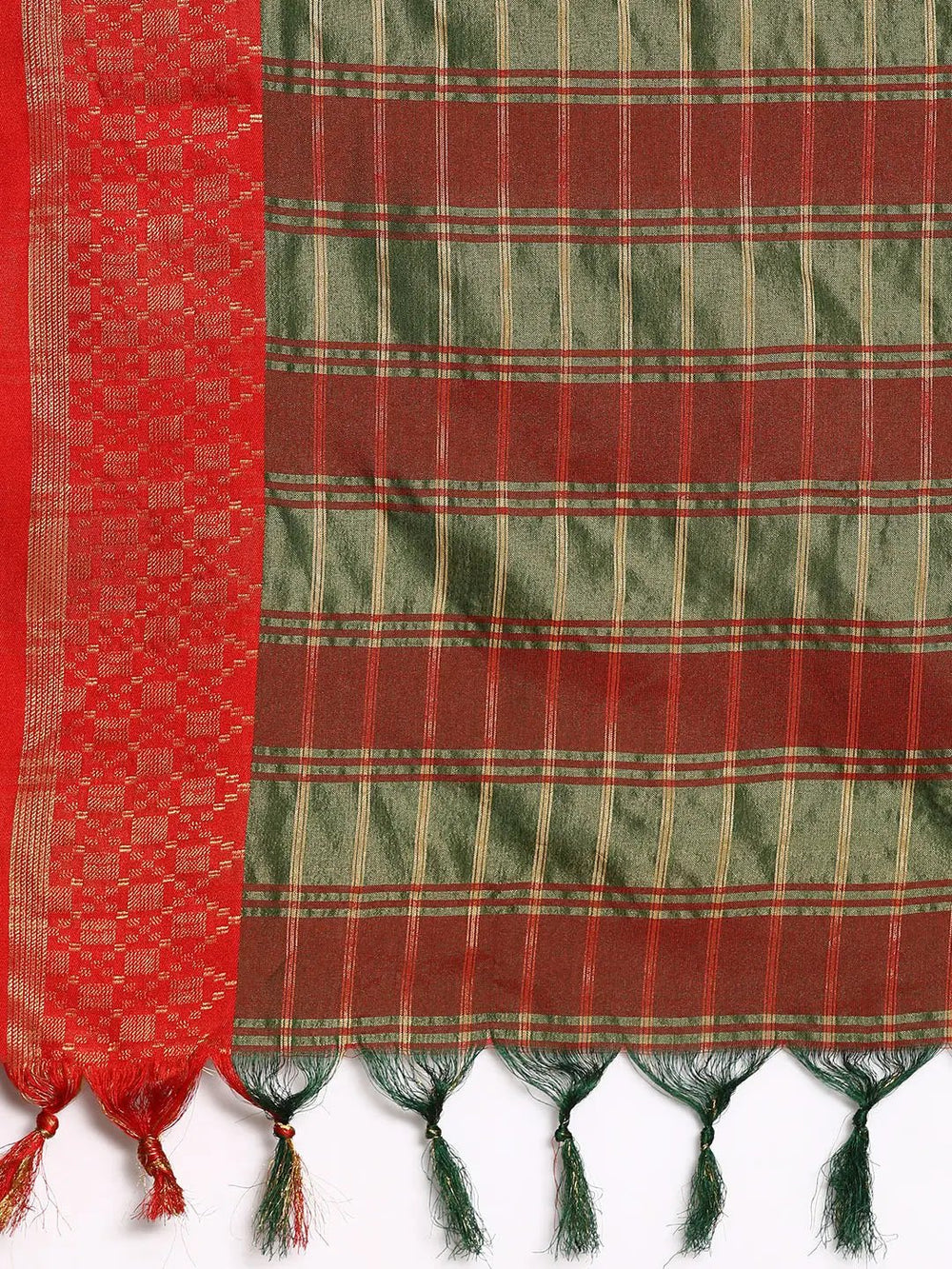  Small Chex Uppada Cotton Silk Saree   collapse