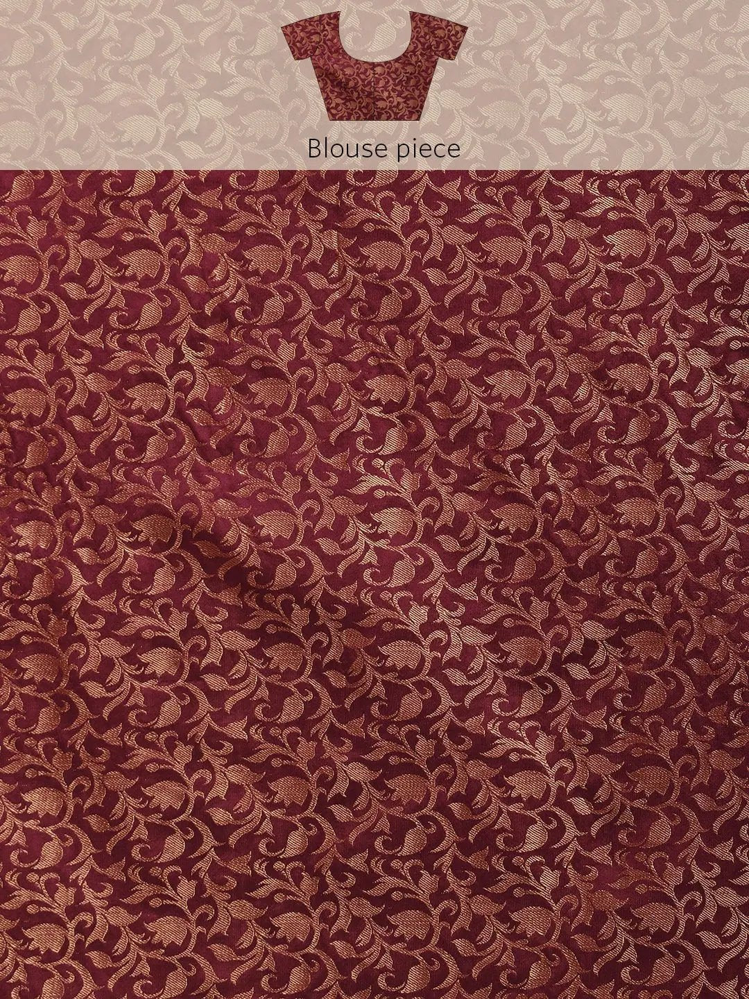 Uppada Cotton Silk Saree With Self Butt