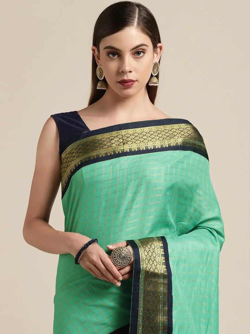 Buy Uppada Cotton Silk Saree With Self Butti | Vastranand
