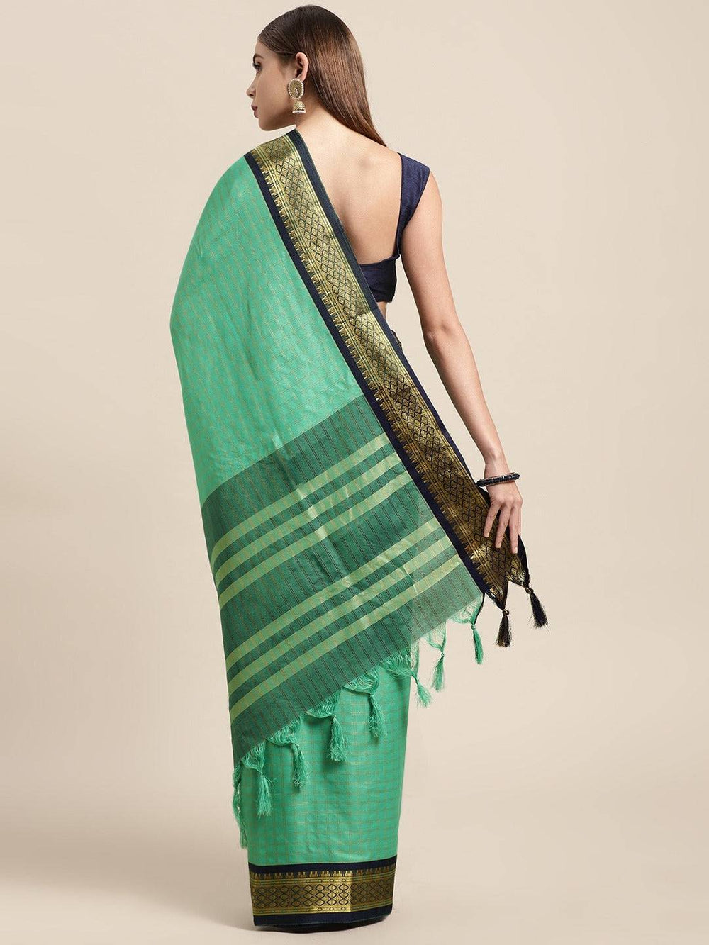 Buy Uppada Cotton Silk Saree With Self Butti | Vastranand