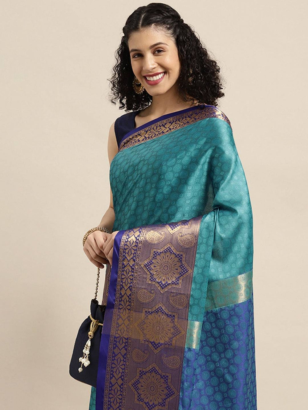Buy Uppada Cotton Silk Saree With Self Butti | Vastranand