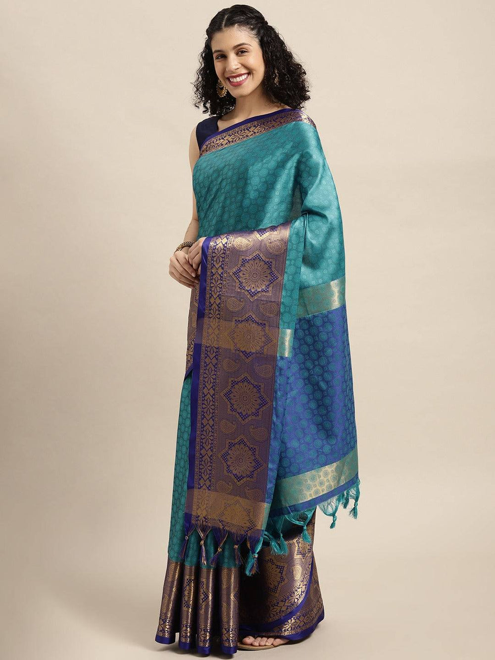 Buy Uppada Cotton Silk Saree With Self Butti | Vastranand