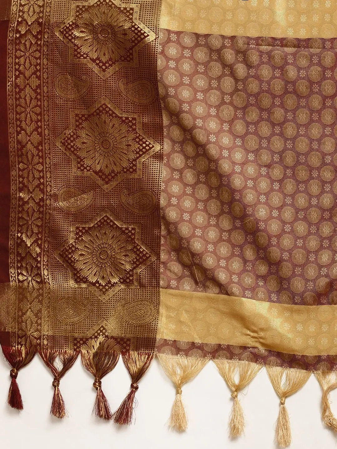 Buy Uppada Cotton Silk Saree With Self Butti | Vastranand