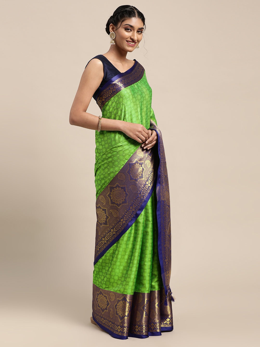 Buy Uppada Cotton Silk Saree With Self Butti | Vastranand