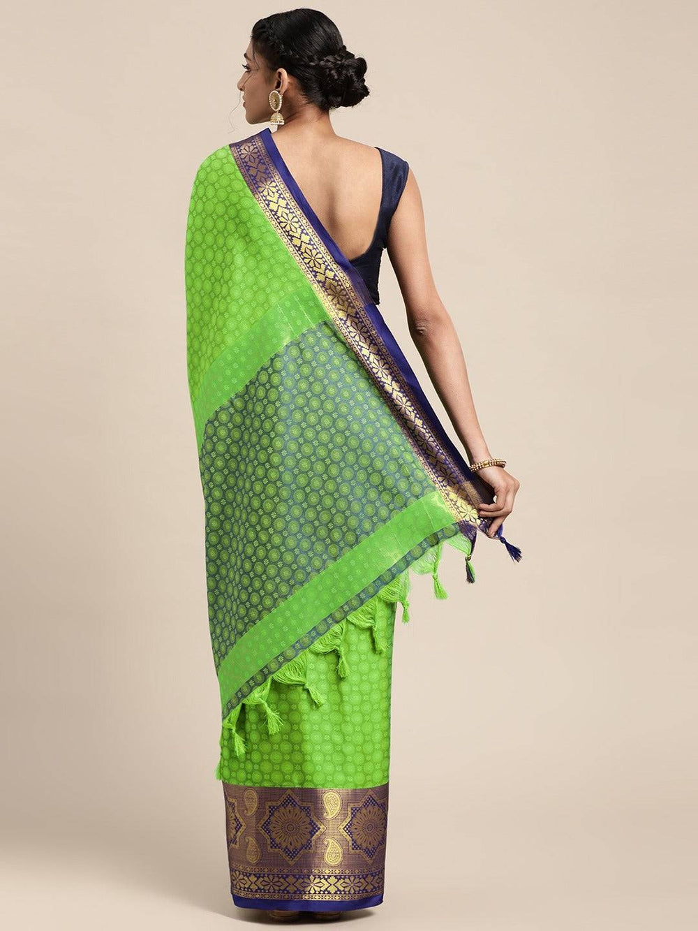 Buy Uppada Cotton Silk Saree With Self Butti | Vastranand