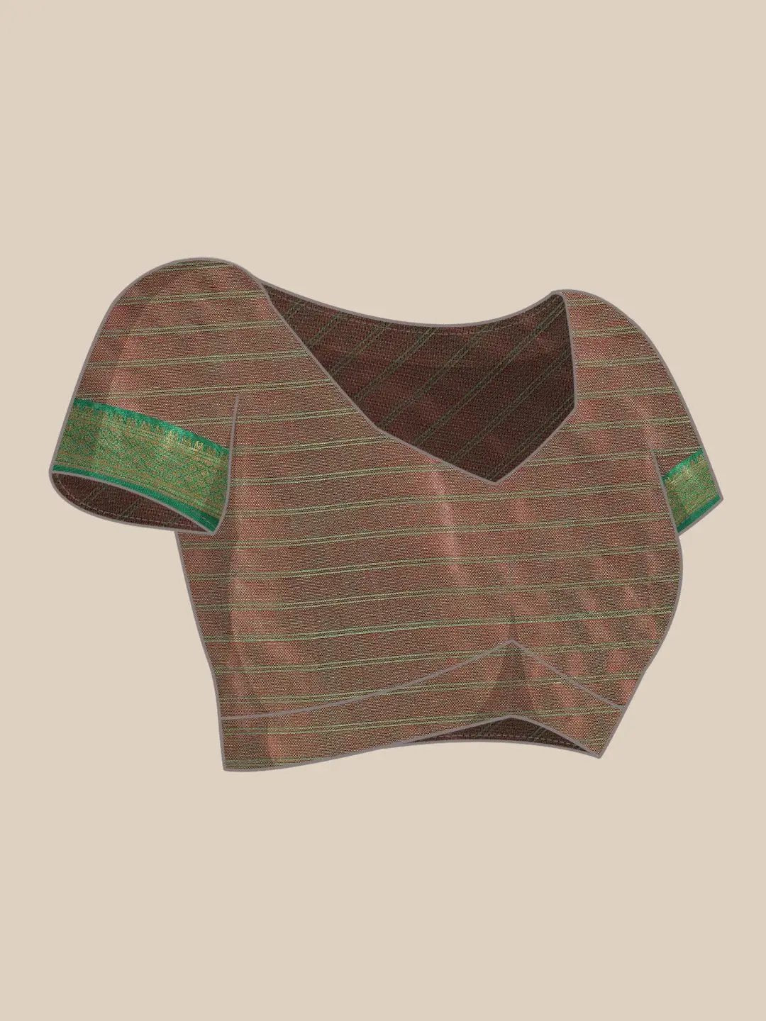 Uppada Cotton Silk Saree With Self Butti