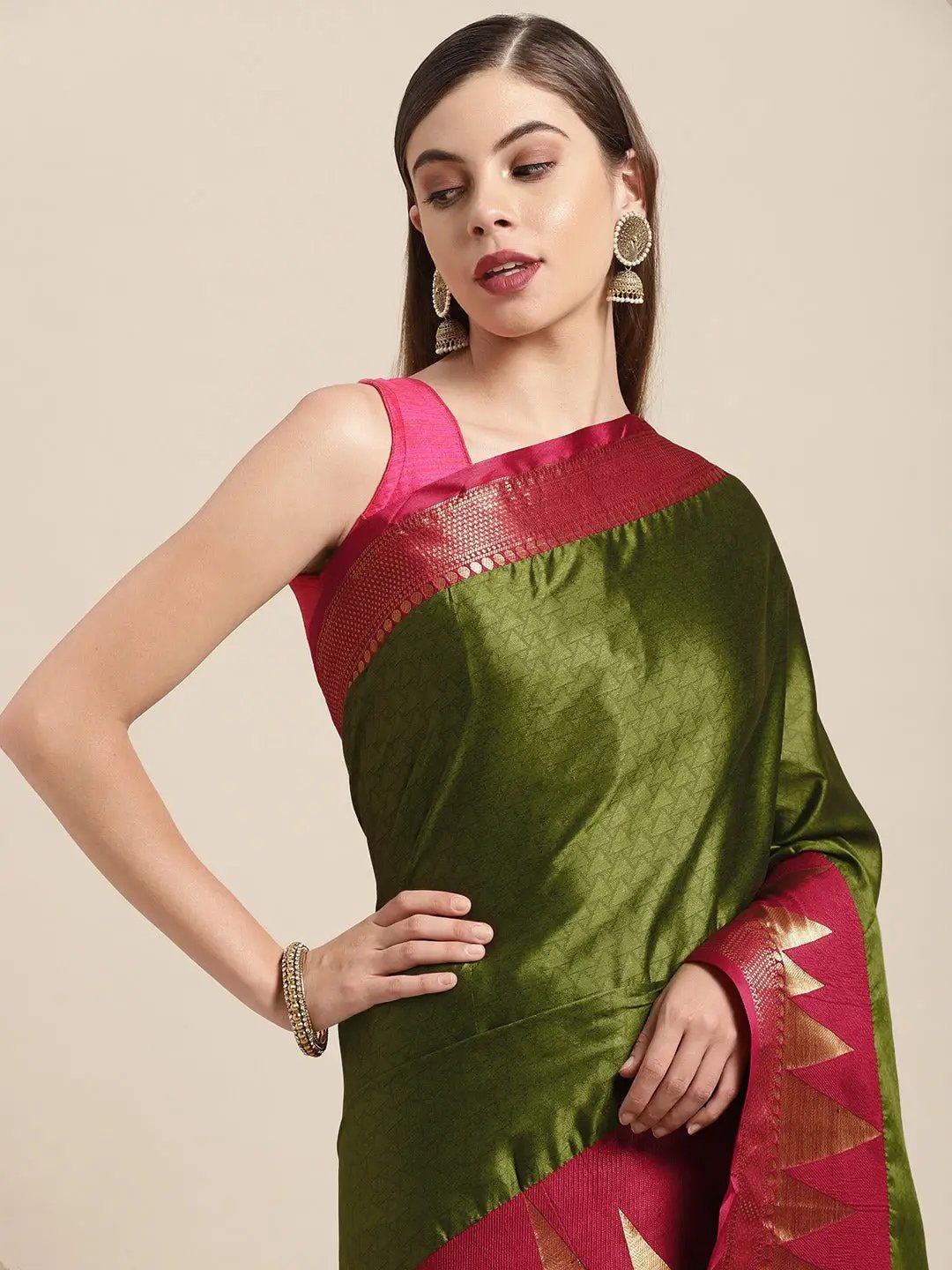 Buy Uppada Cotton Silk Saree With Self Butti | Vastranand