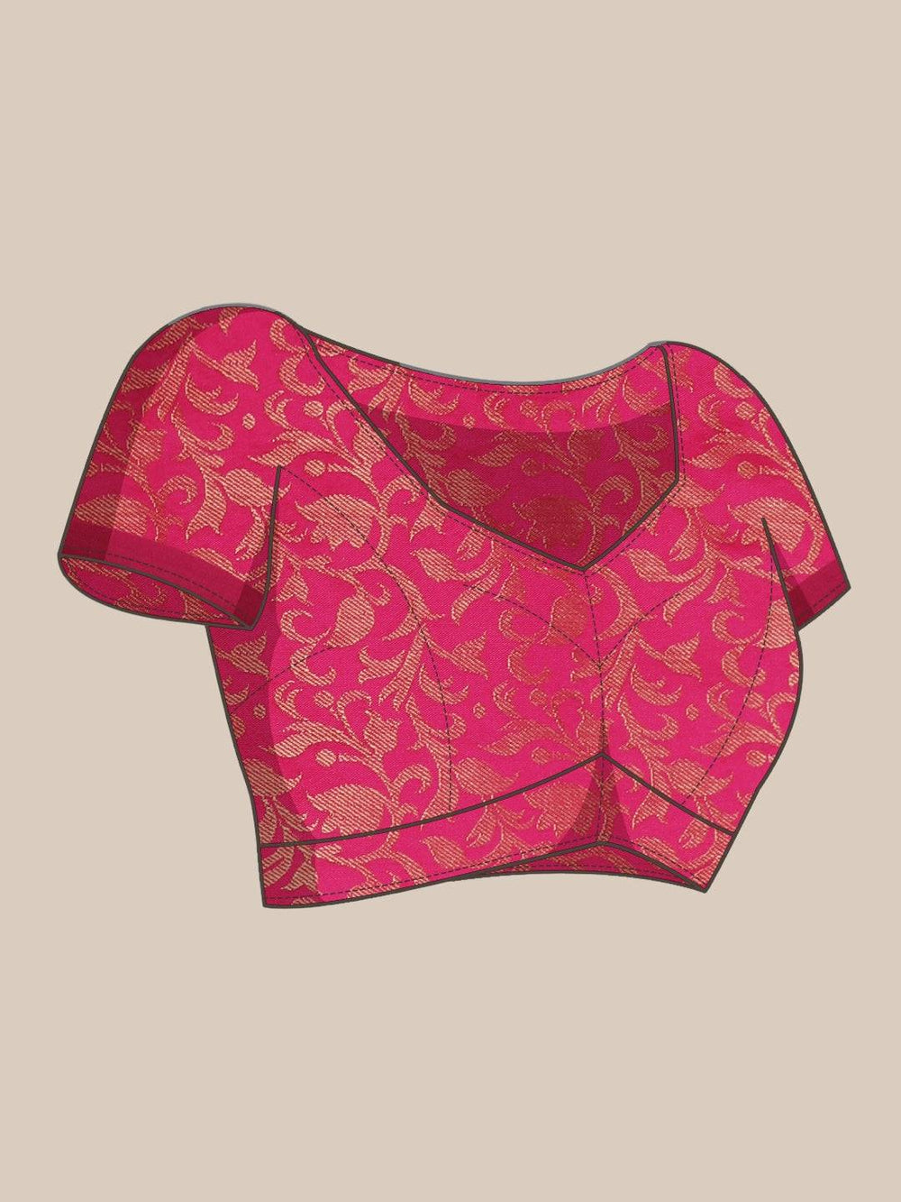 Buy Uppada Cotton Silk Saree With Self Butti | Vastranand