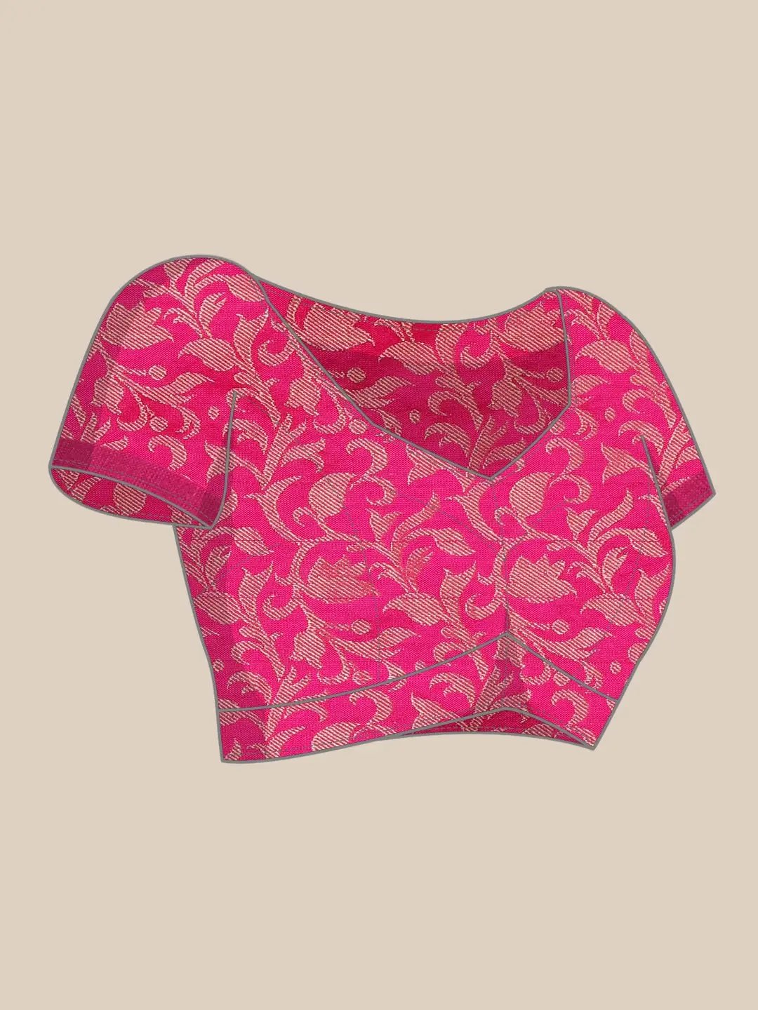 Self Butti Uppada Cotton Silk Saree at Vastranand.