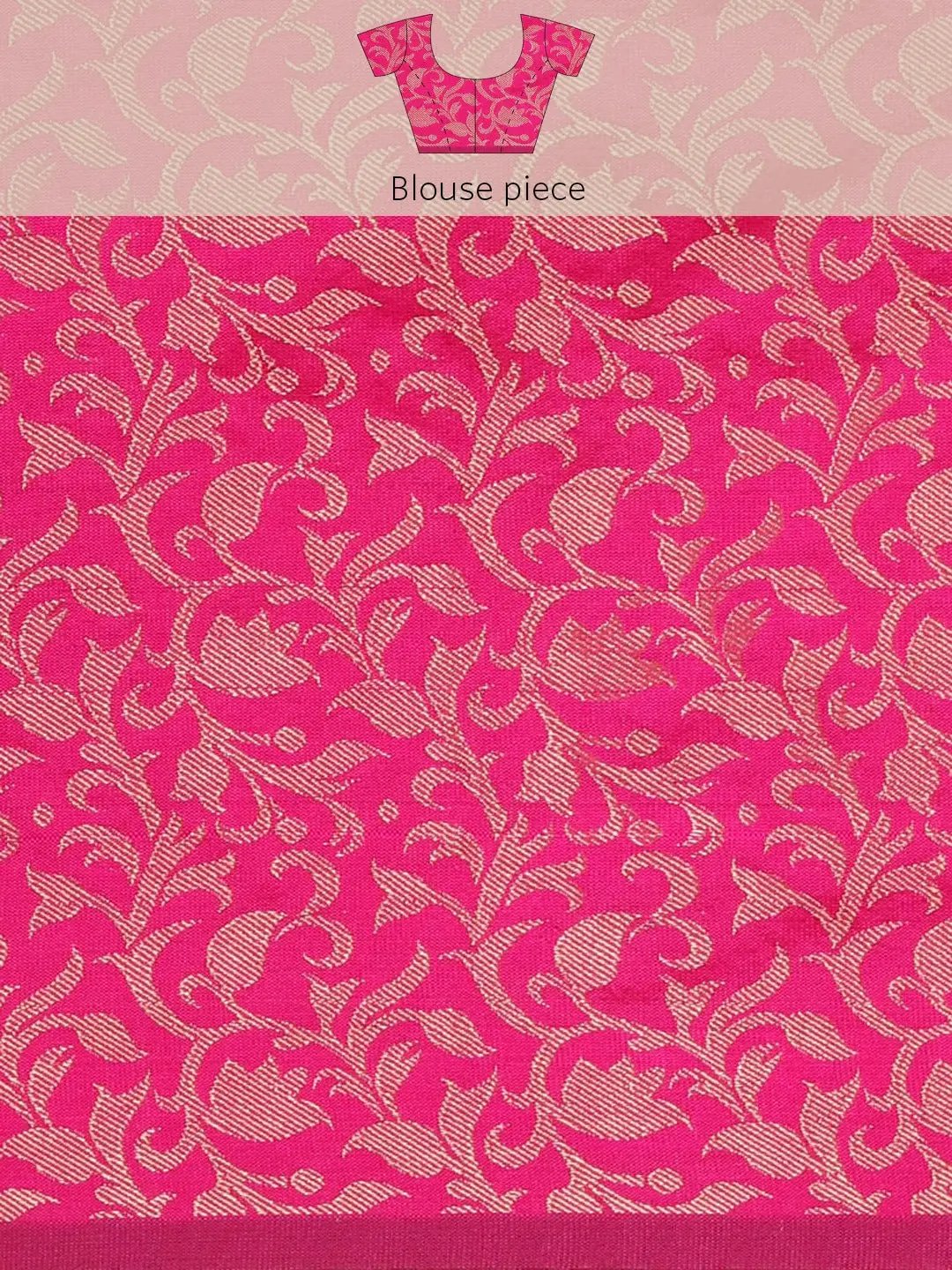 Self Butti Uppada Cotton Silk Saree at Vastranand.