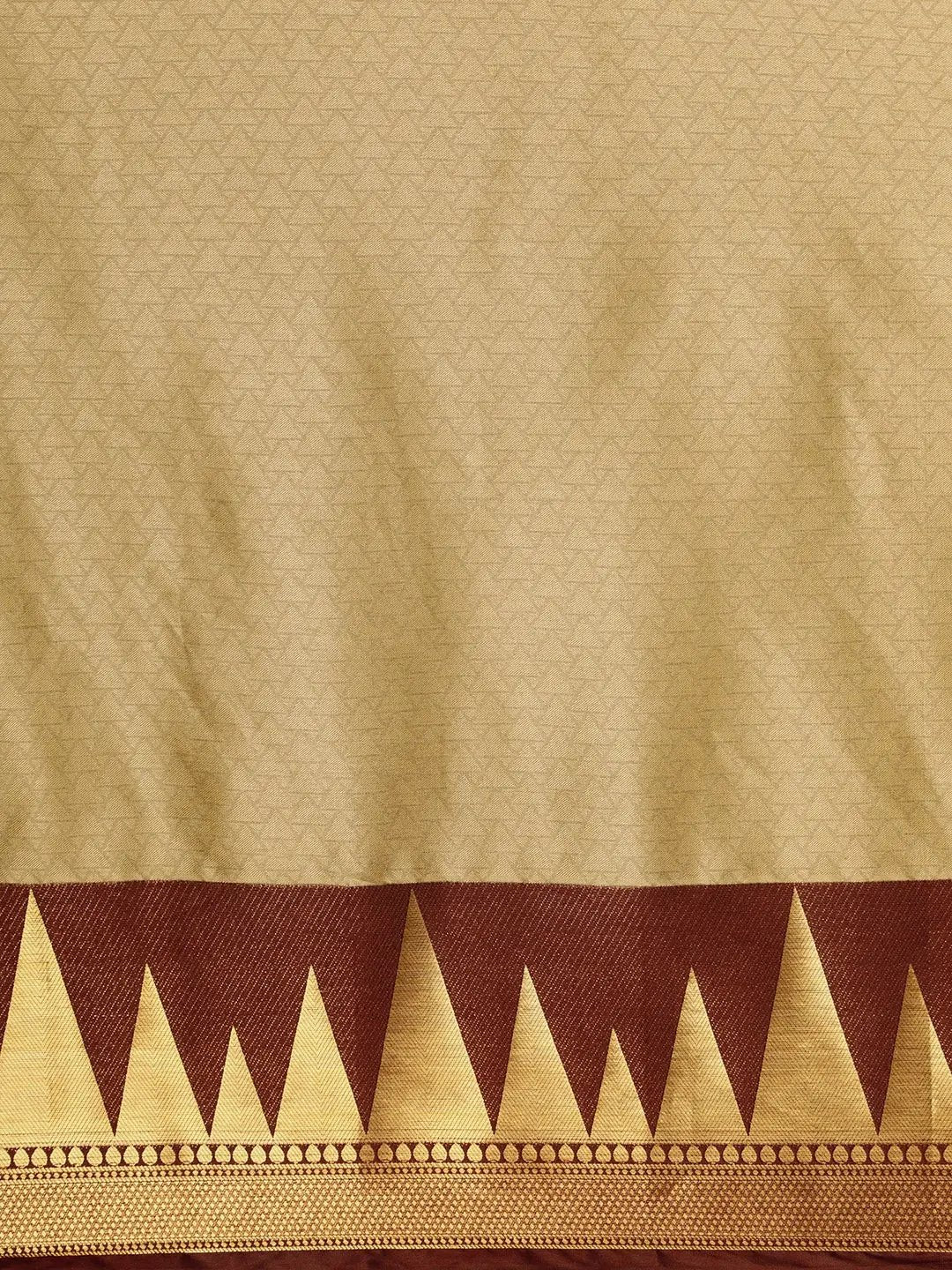 Self Butti Uppada Cotton Silk Saree at Vastranand.