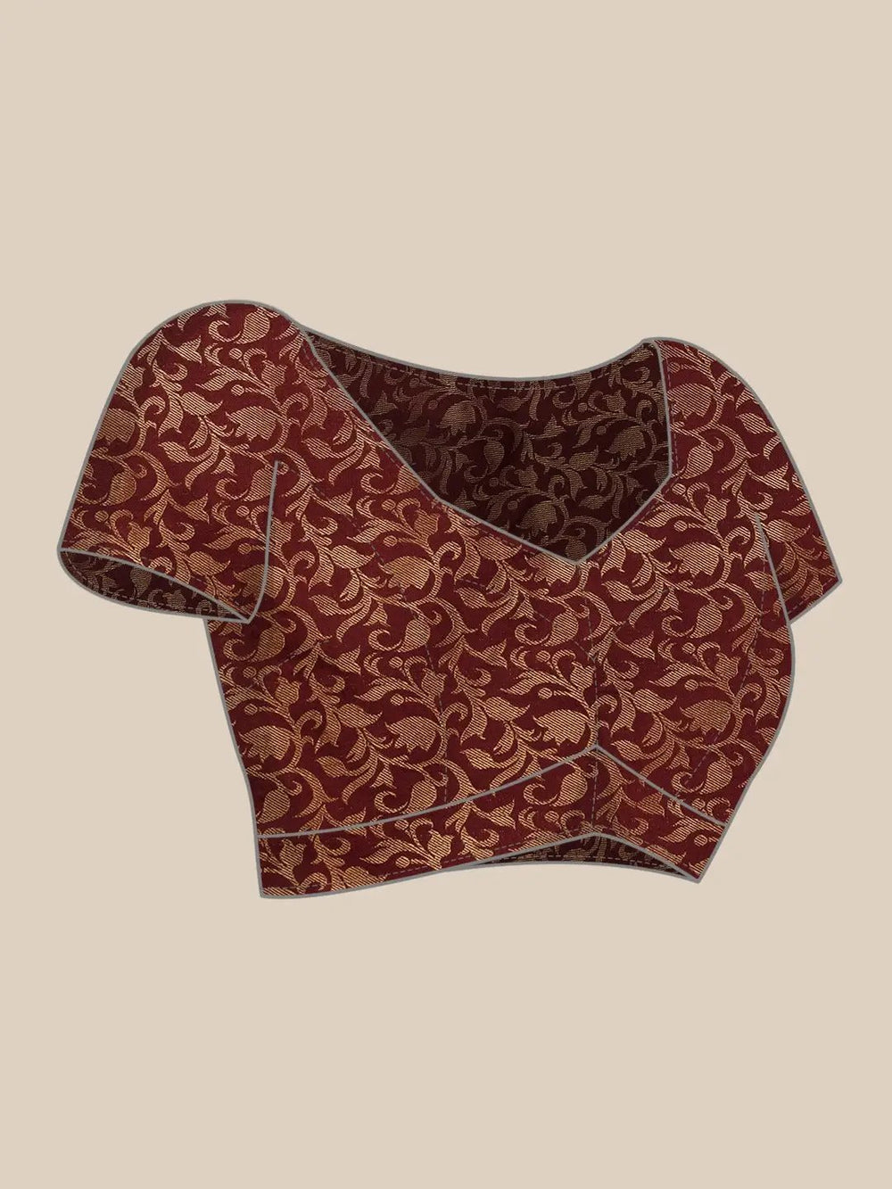 Self Butti Uppada Cotton Silk Saree at Vastranand.