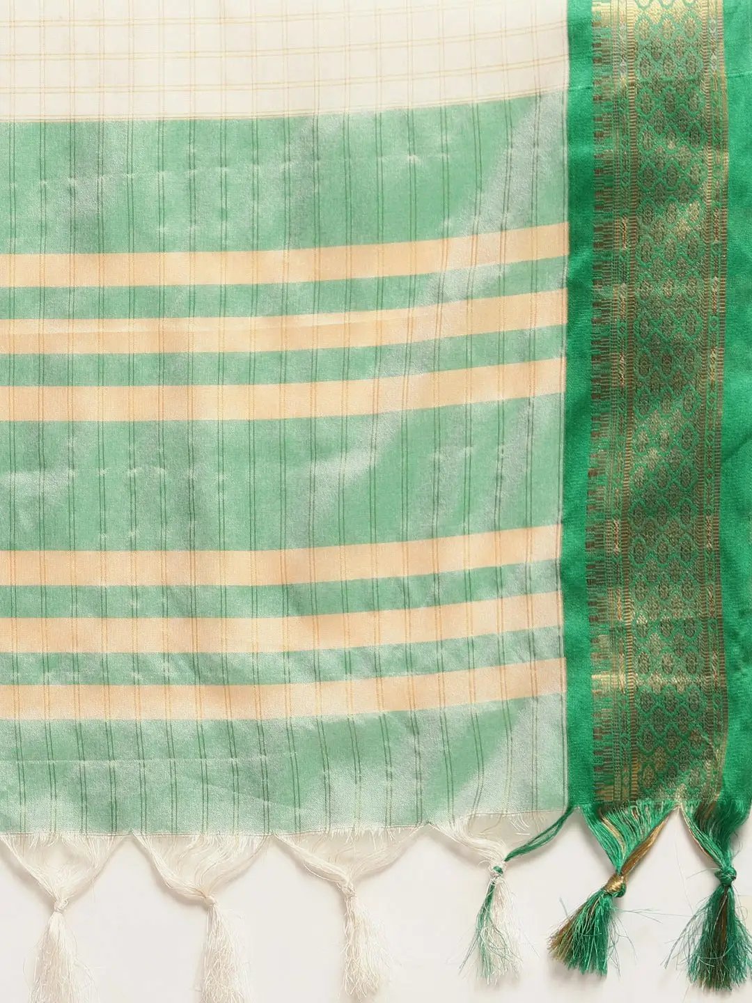 Self Butti Uppada Cotton Silk Saree at Vastranand.