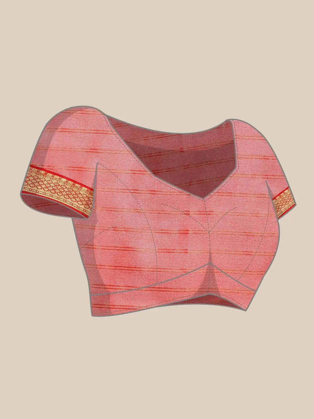 Self Butti Uppada Cotton Silk Saree at Vastranand.