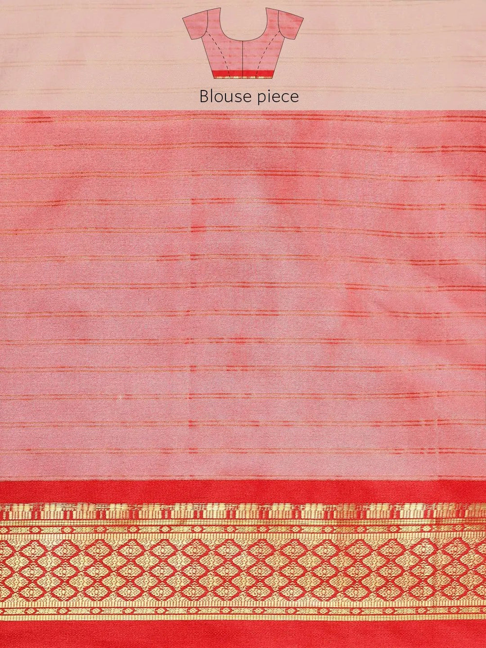 Self Butti Uppada Cotton Silk Saree at Vastranand.