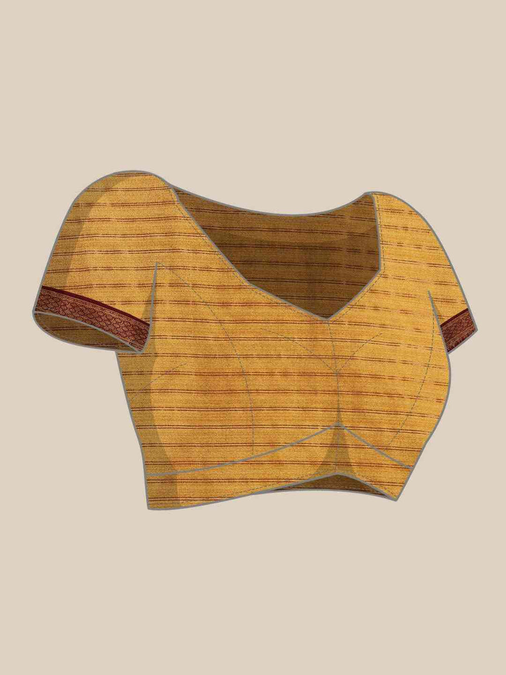 Self Butti Uppada Cotton Silk Saree at Vastranand.
