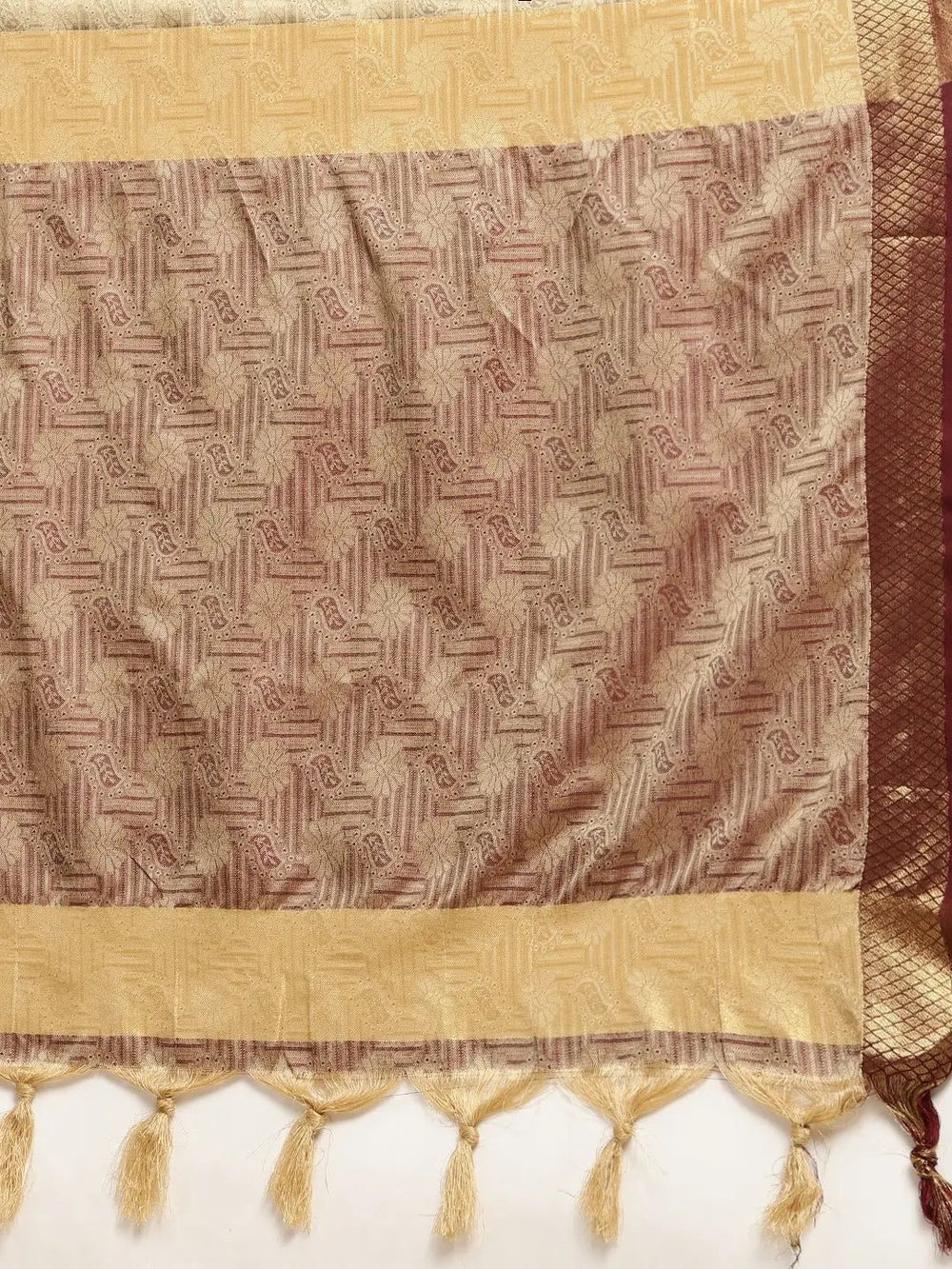 Self Butti Uppada Cotton Silk Saree at Vastranand.