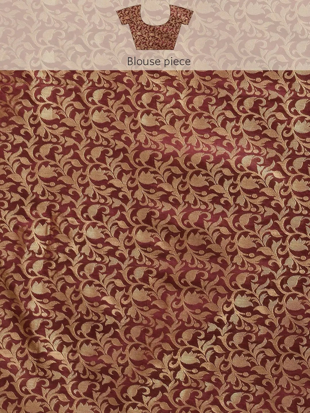 Self Butti Uppada Cotton Silk Saree at Vastranand.