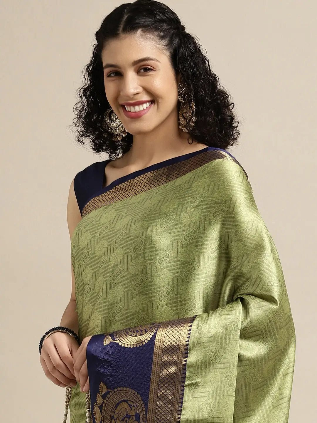 Buy Uppada Cotton Silk Saree With Self Butti | Vastranand