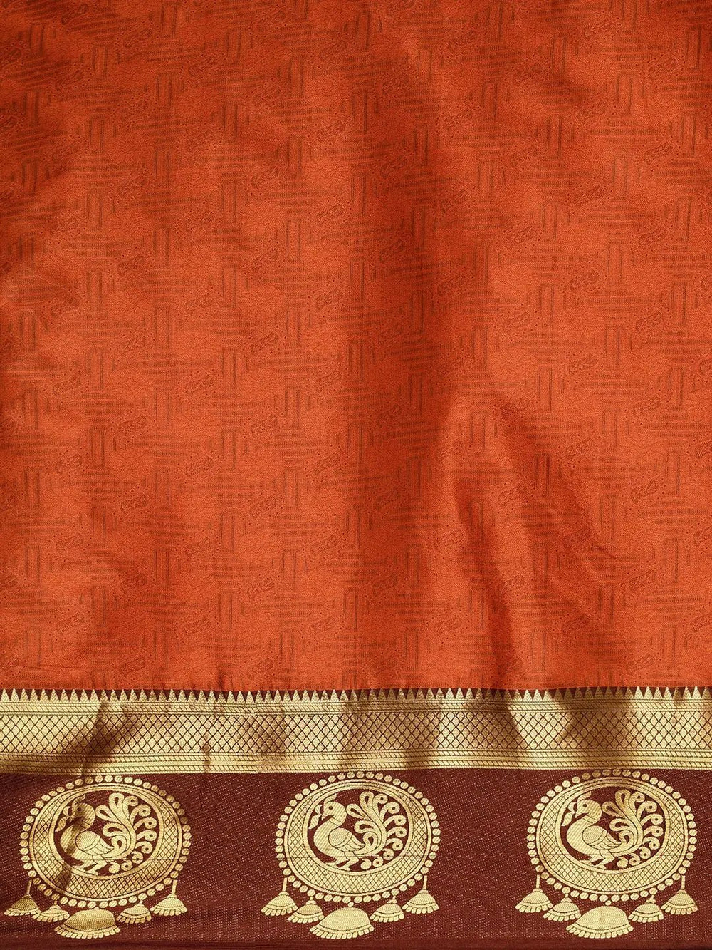 Uppada Cotton Silk Saree With Self Butti