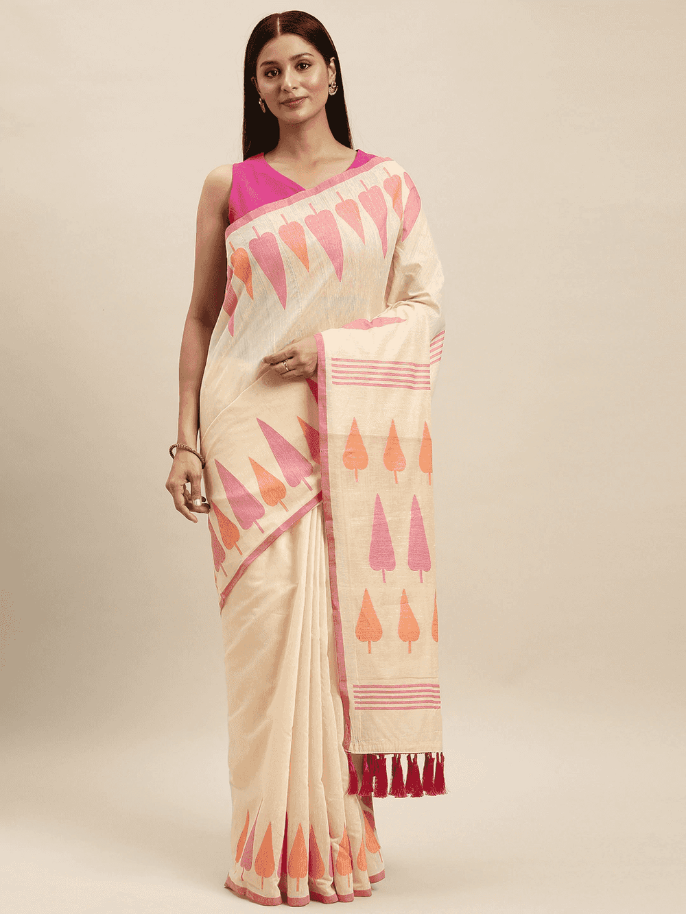 Trending Cotton Silk Resham Minakari Sarees at Vastranand