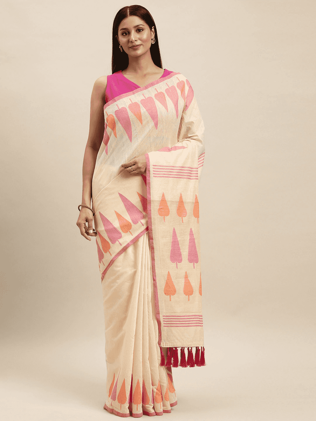 Trending Cotton Silk Resham Minakari Sarees at Vastranand