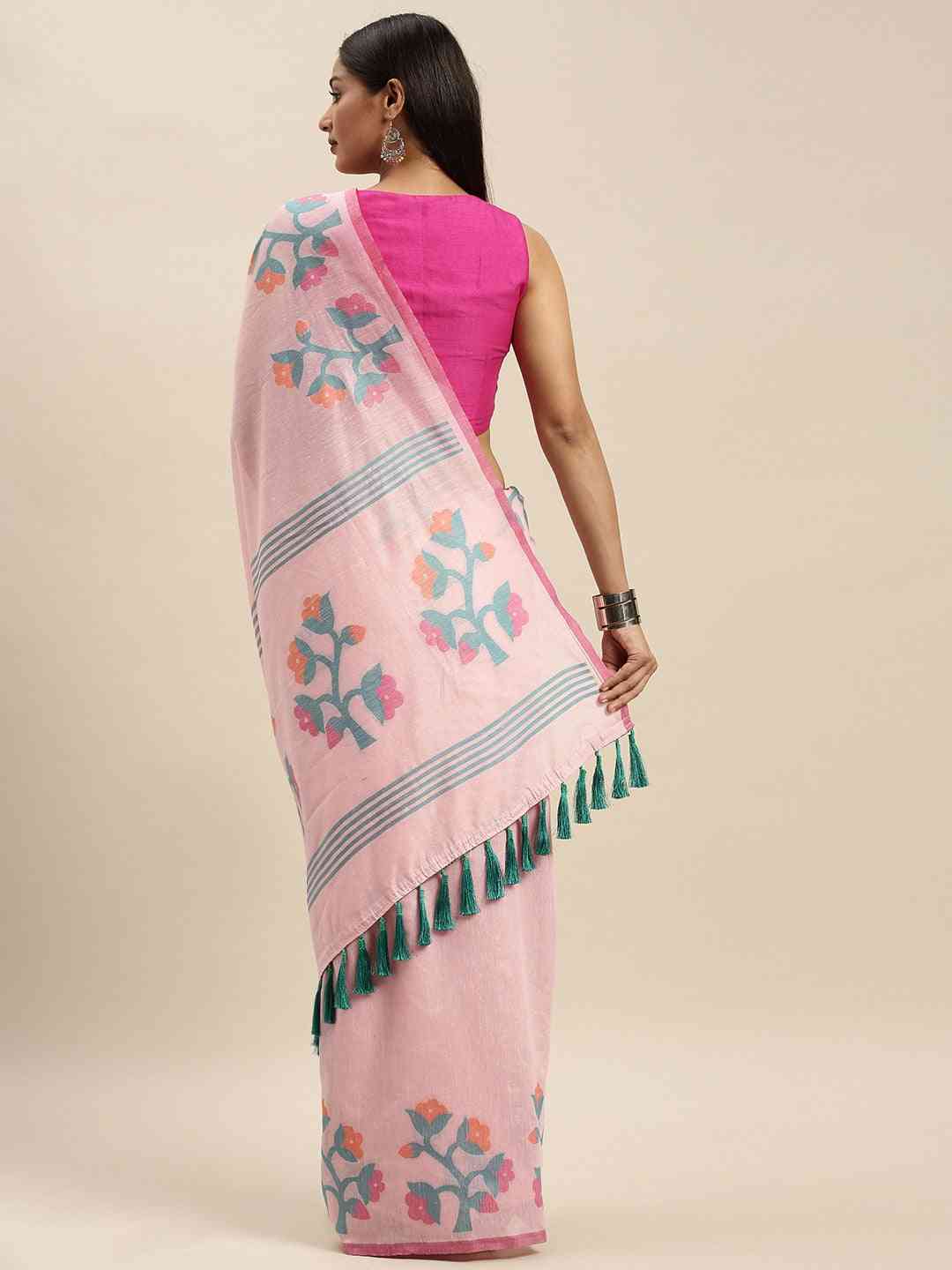 Trending Cotton Silk Resham Minakari Sarees at Vastranand