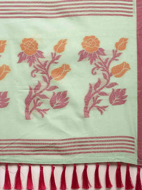 Cotton Silk Resham Minakari Sarees 