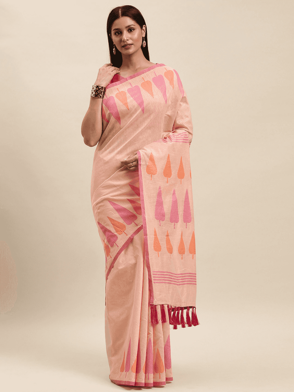 Cotton Silk Resham Minakari Sarees 