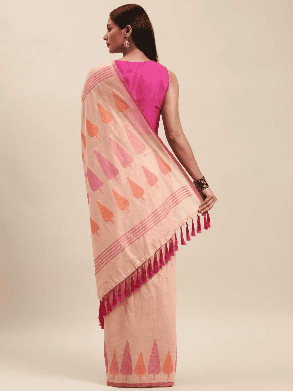 Cotton Silk Resham Minakari Sarees 