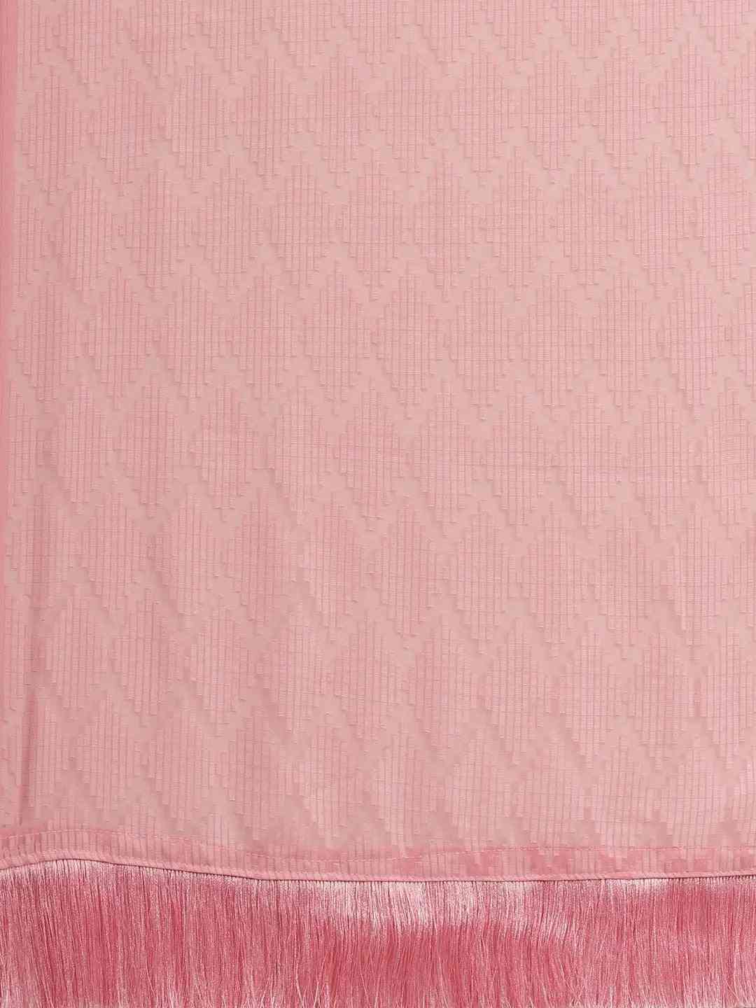 Pure Soft Georgette Self Weaving Saree 