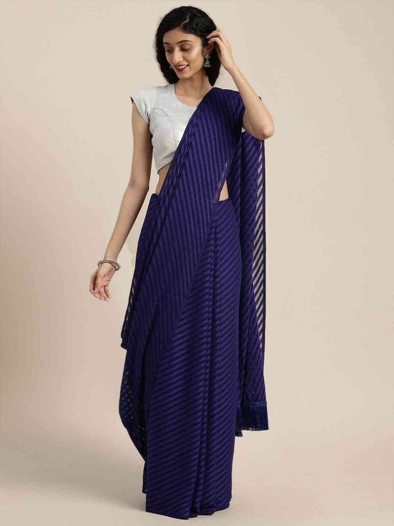 Pure Soft Georgette Geometric Print Party Wear Saree