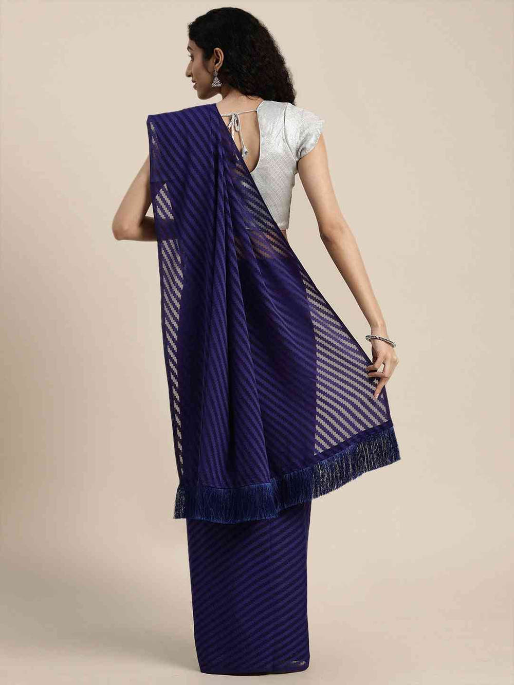 Pure Soft Georgette Geometric Print Party Wear Saree