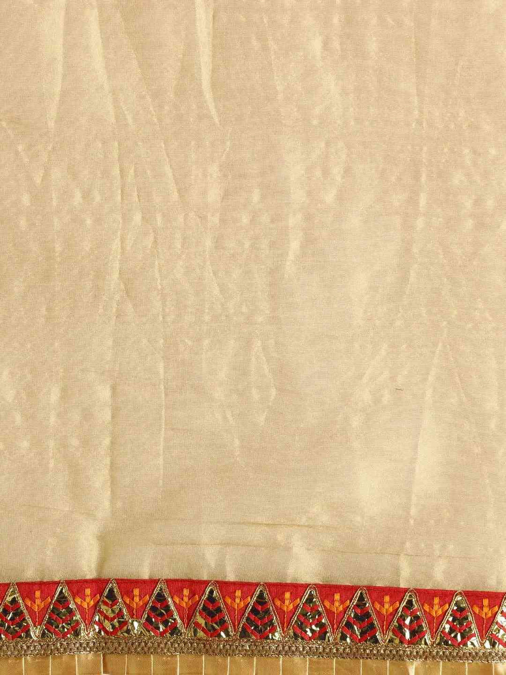 Poly Chiffon Foil & Bandhej Print Festive Saree