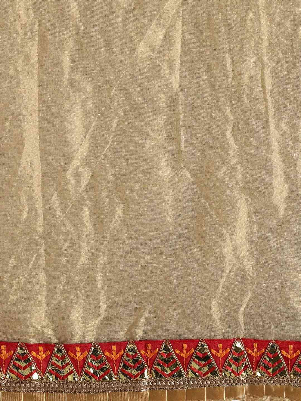 Poly Chiffon Foil & Bandhej Print Festive Saree