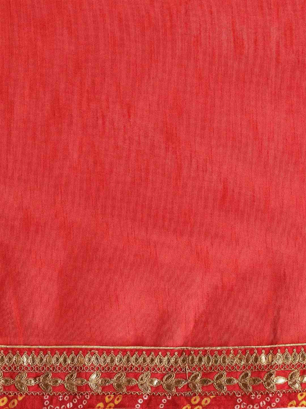 Poly Chiffon Gota Patti Work Saree