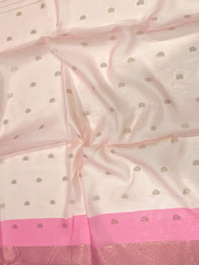Daisy Pink Flower Vely Print Saree

