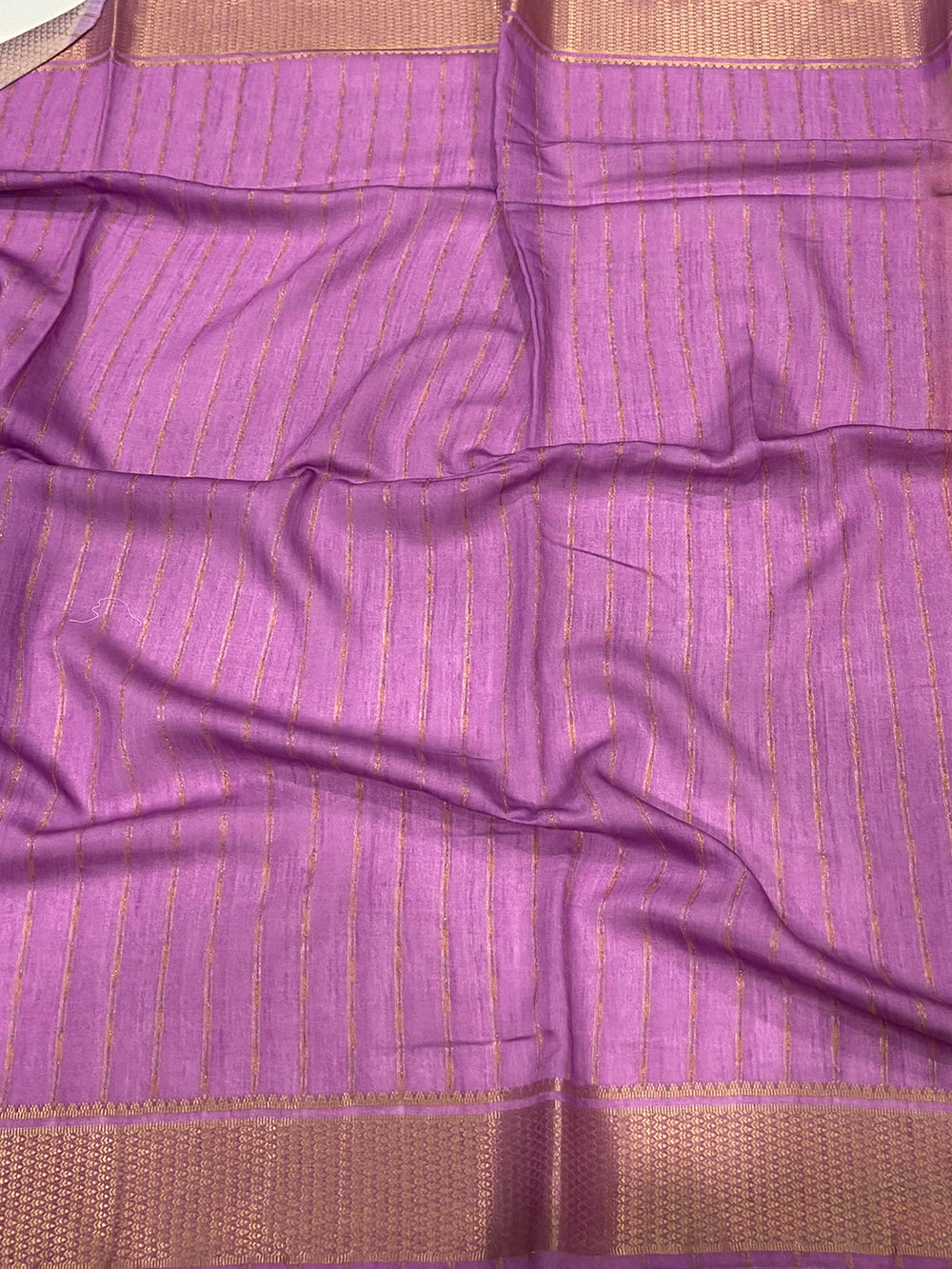 Vibrant Cotton Viscose Zari Check Ombre Saree