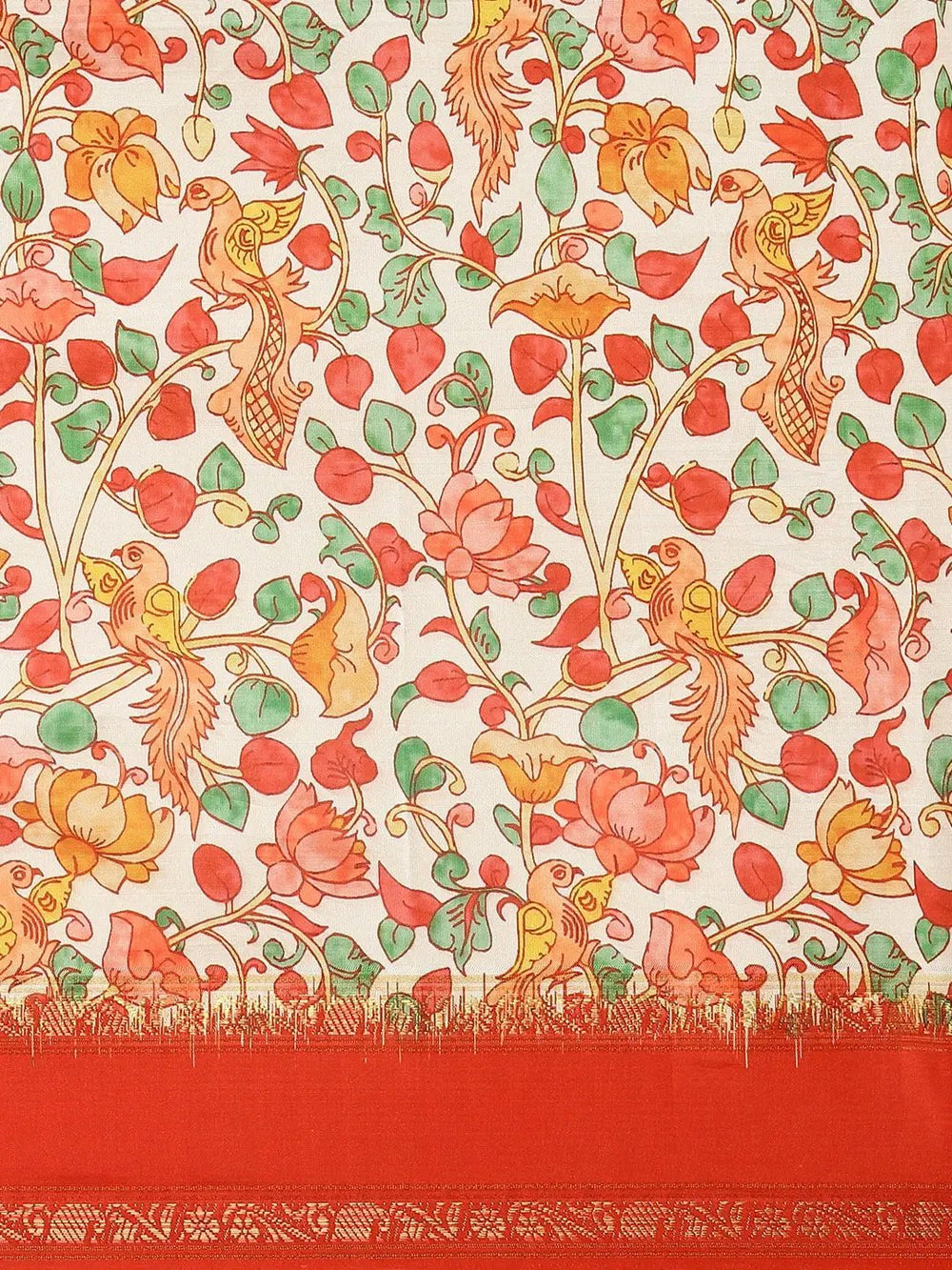 Lastest Flower Digital Print Soft Silk Saree