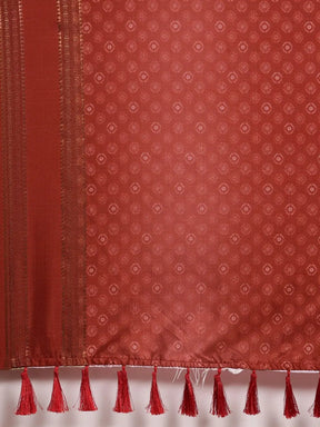 Soft Silk Kalamkari Saree With Digital Flower Print