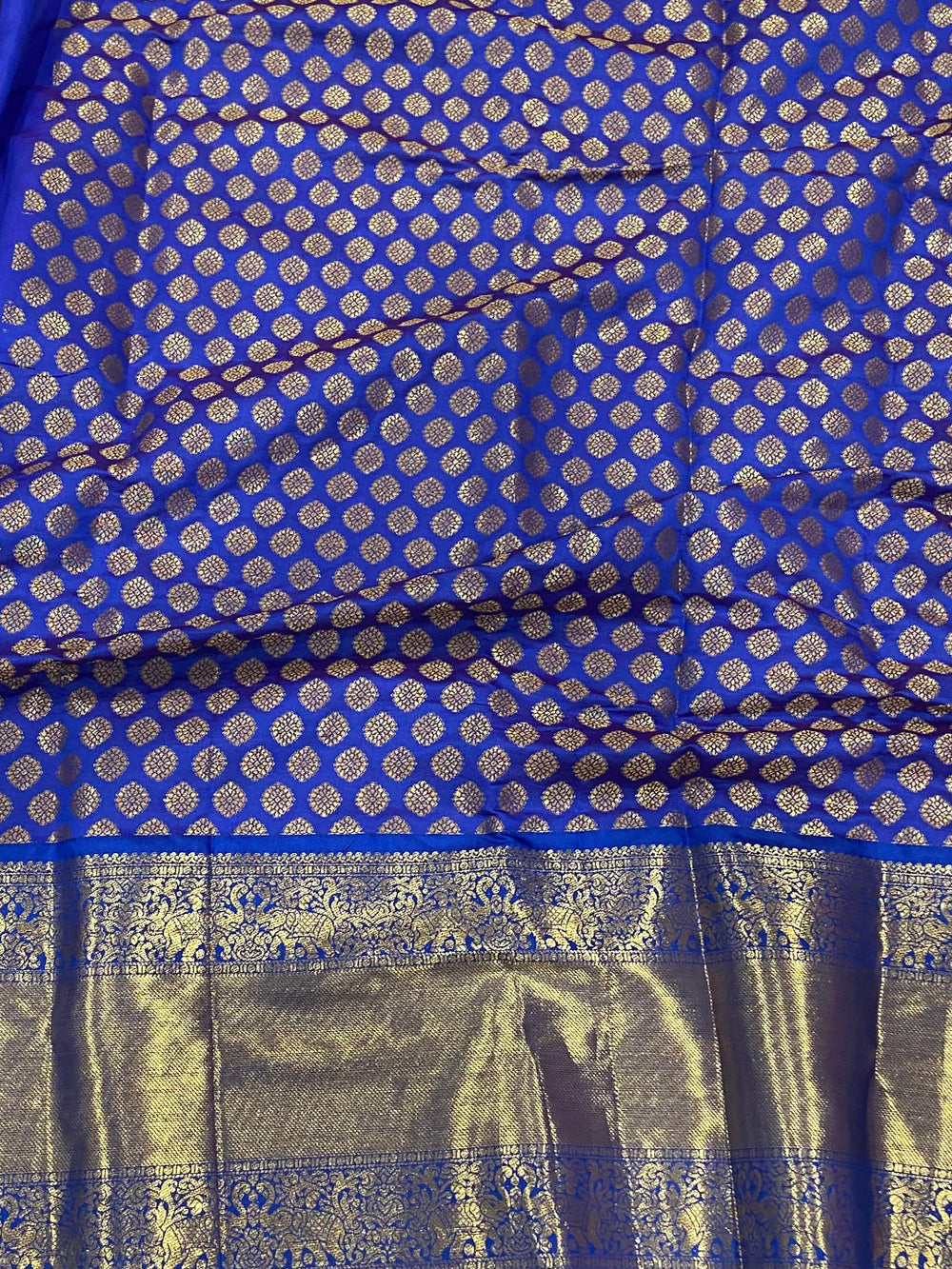 Pink Kanjivaram Checked Saree With Radiant Zari Border