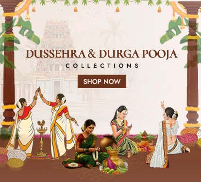 Dussehra Saree - Durga Puja