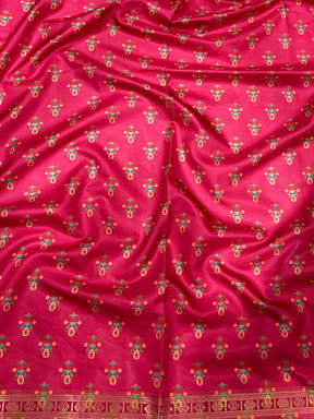 Soft Silk Pashmina Kashmiri Print Saree
