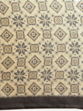 Stylish Patola Silk Saree With Ethnic Motifs Work